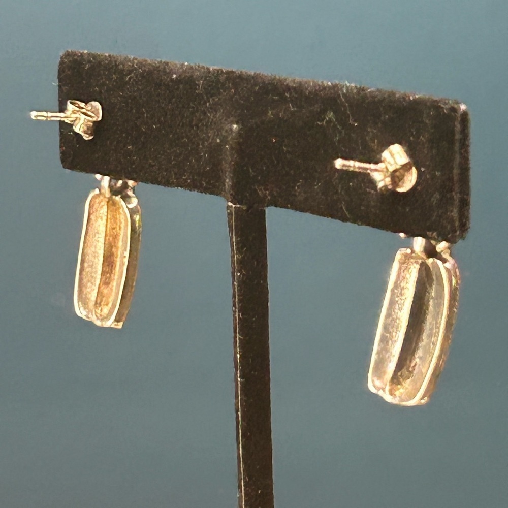 Marcasite Sterling Silver Dangle Earrings - Picture 5 of 8